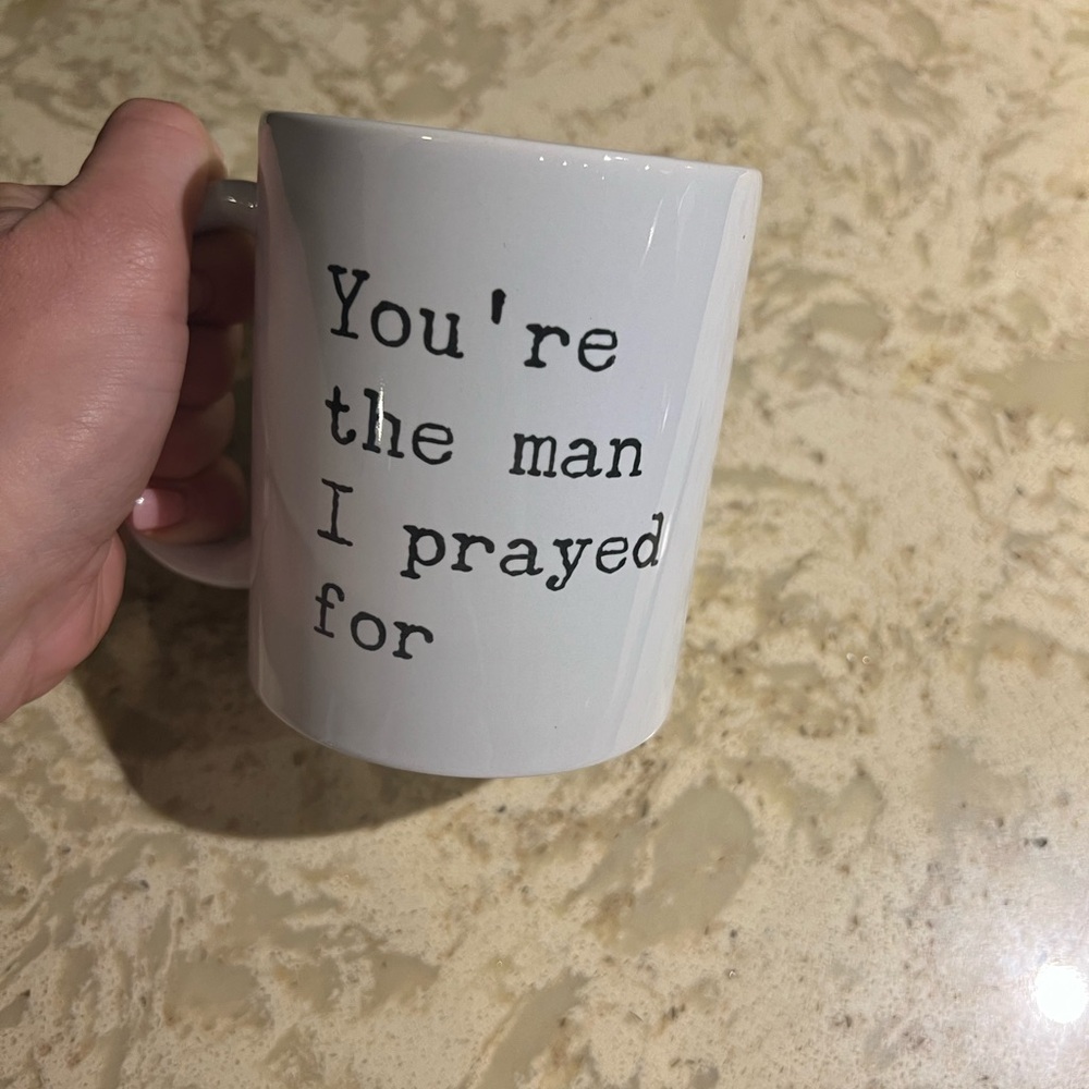White Mug with Inspirational Quote